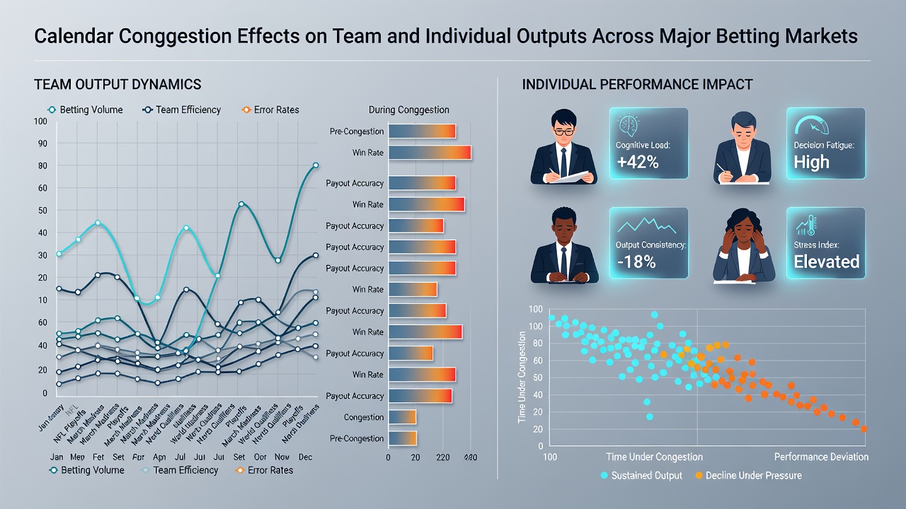 Data charts showing performance drops during congested periods in multiple betting markets