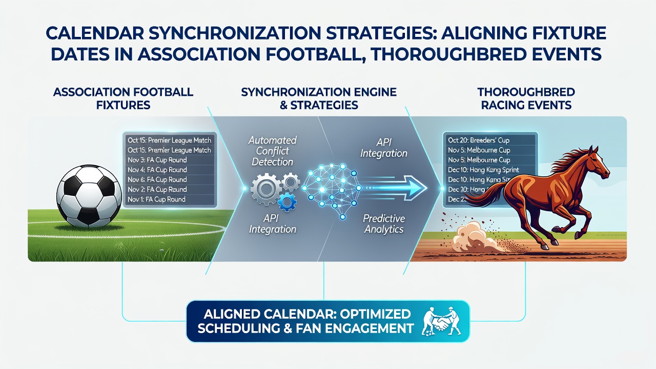 Detailed fixture timeline highlighting June 2026 overlaps between football qualifiers, Ascot racing, tennis grass courts, and basketball playoffs
