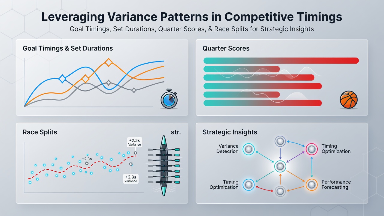 Detailed graphs comparing cross-sport timing variances used in accumulator construction