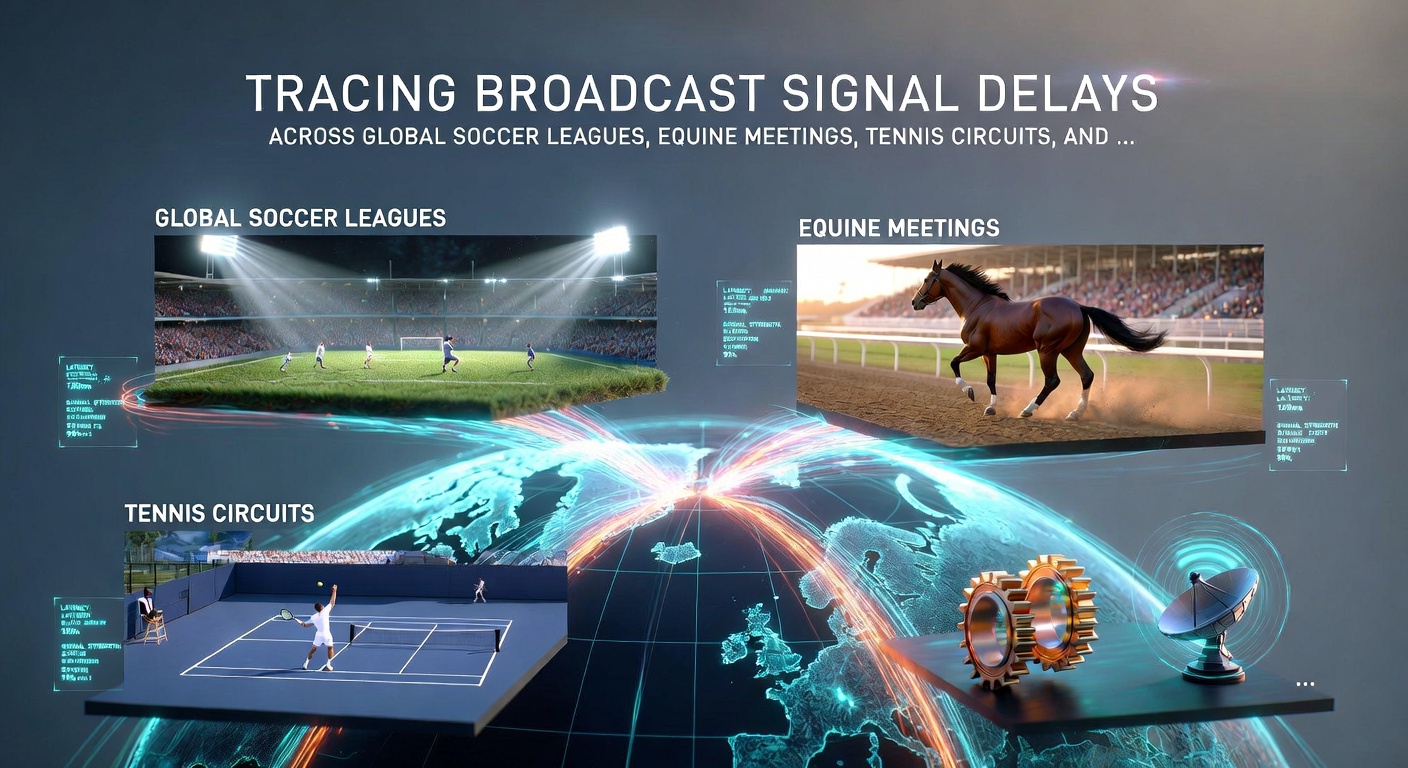 Timing synchronization charts for equine, tennis and basketball feeds during overlapping May schedules