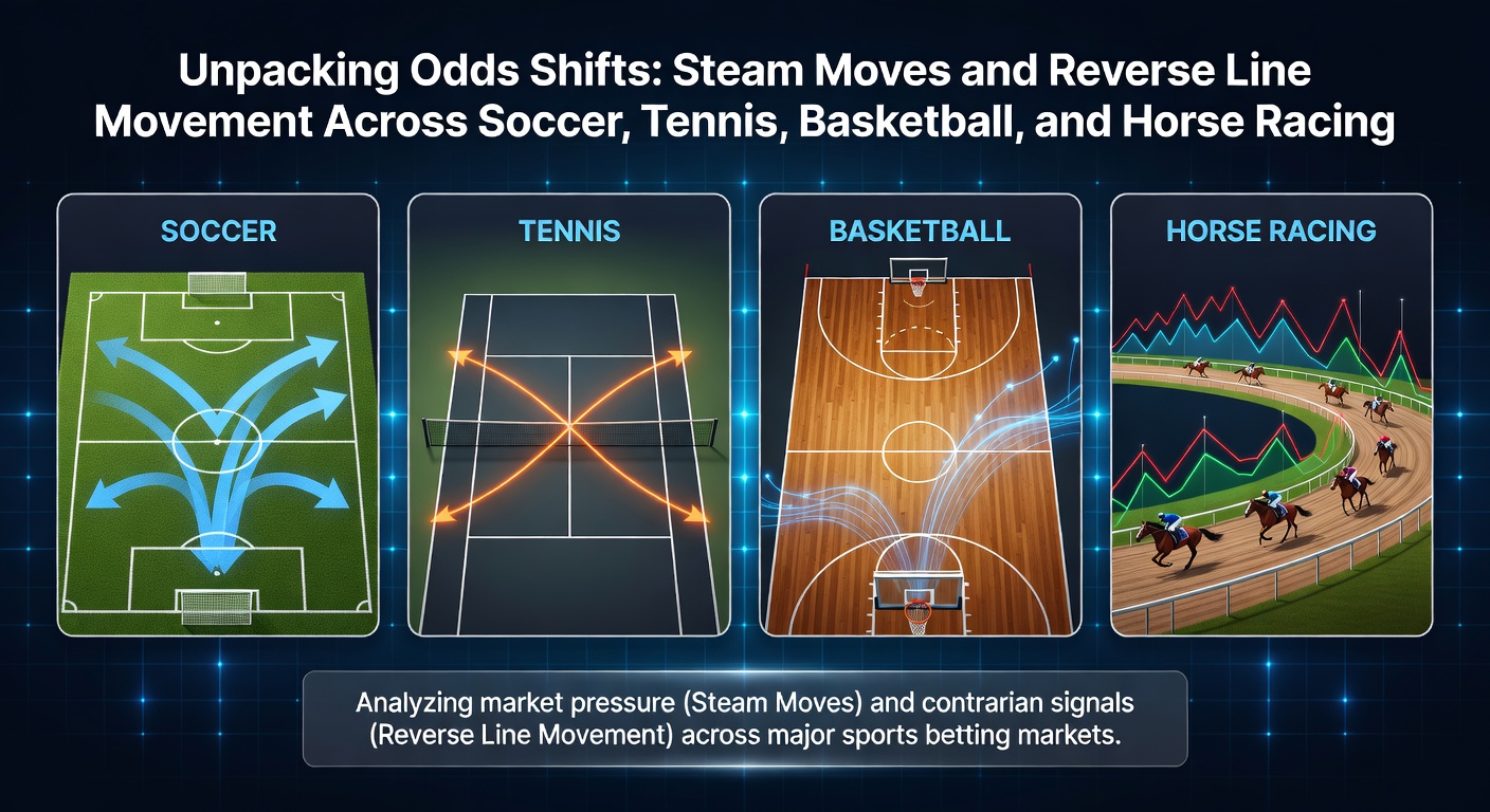 Dynamic chart illustrating rapid odds movements in a high-stakes basketball game, highlighting steam-driven line shifts